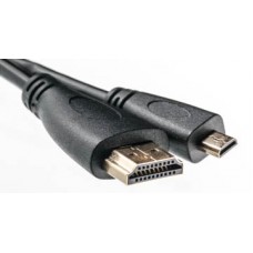 Cable HDMI - micro HDMI, 1.5m, gold plated, 1.3 ver